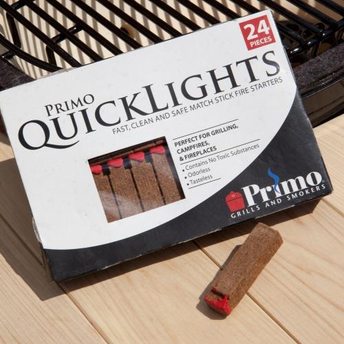 Primo Quick Lighters Charcoal Firestarters - 24 Piece Box 